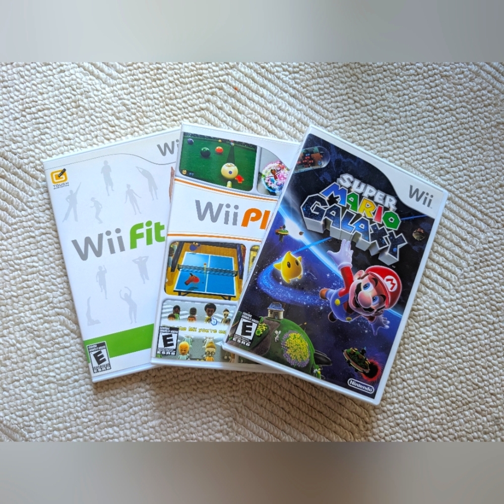 3 Wii games